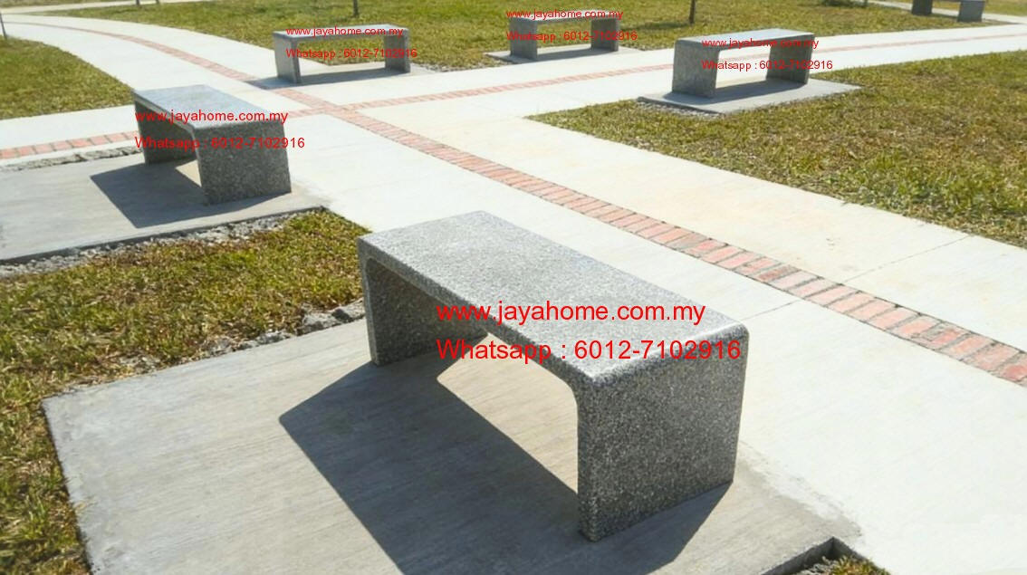 Cement Bench | Terrzzo Bench | Cement+Bench 洋灰户外公园椅子/ kerusi batu